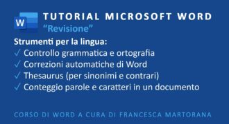 Come si mette il correttore ortografico su word