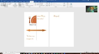 Come realizzare un menu con word