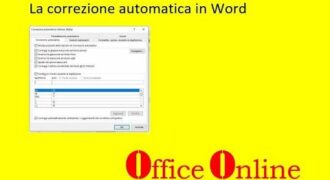 Come fare le correzioni automatiche in word