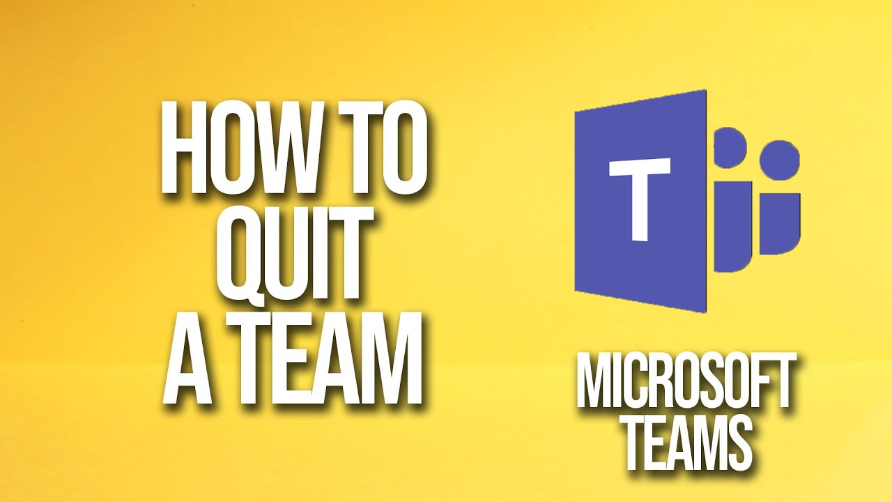 Come uscire da un team su microsoft teams