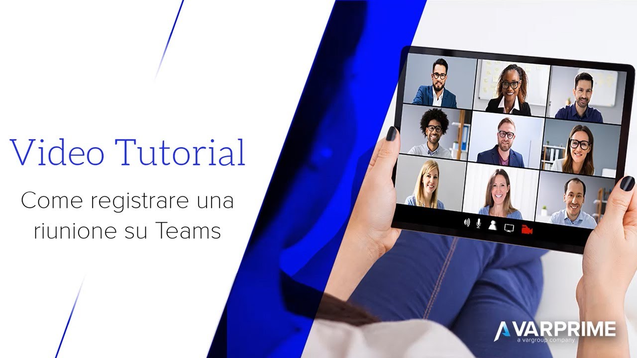 Come registrare una riunione su teams