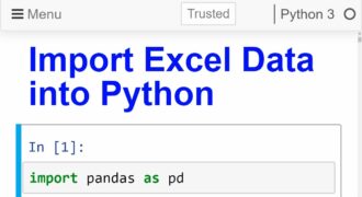 Come importare file excel in python