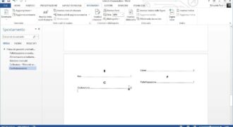 Come creare un indice analitico con word