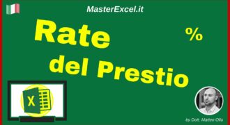 Come calcolare le rate di un mutuo con excel