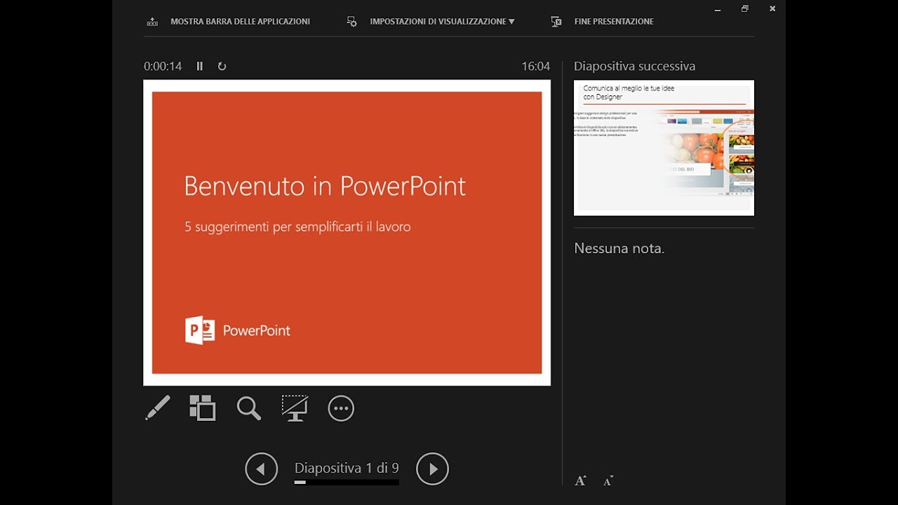 Come visualizzare le note in powerpoint