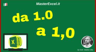 Come cambiare I decimali in excel