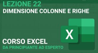 Come impostare I cm su excel