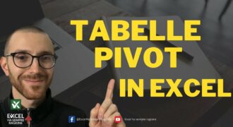 Come si costruisce una tabella pivot con excel