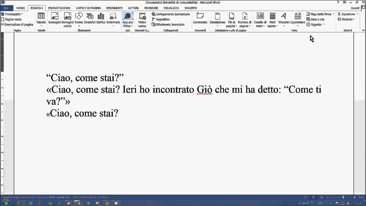 Come cambiare le virgolette in powerpoint