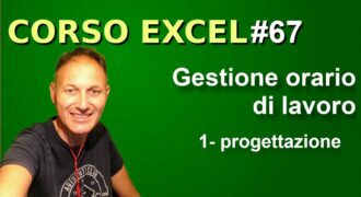 Come fare un orario di lavoro con excel