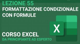 Come si usa la formattazione condizionale excel