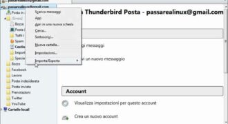 Come esportare contatti da outlook a thunderbird