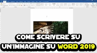 Come si fa a scrivere dentro un’immagine su word