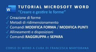 Come disegnare forme geometriche con word