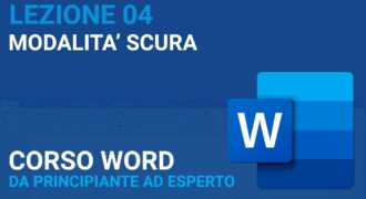 Come togliere la modalità notte su word