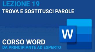 Come si sostituisce una parola con un’altra in word