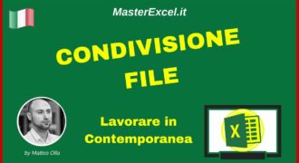 Come condividere un file di excel