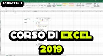 Come si usa il programma excel