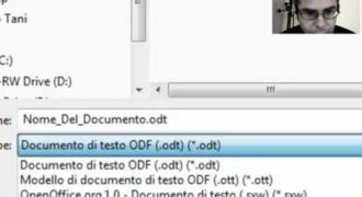 Come salvare un file openoffice in word