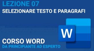 Come selezionare tutto il testo su word