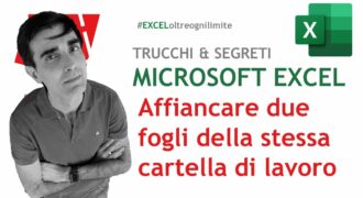 Come tenere aperti due fogli excel