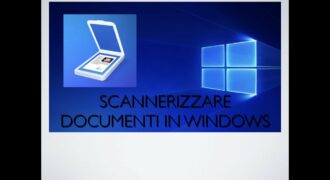 Come scannerizzare un file in word