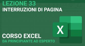 Come rimuovere le interruzioni di pagina excel