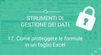 Come nascondere la formula in excel