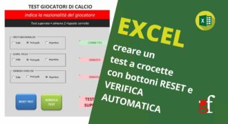 Come fare un quiz su excel