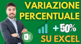 Come calcolare l’incremento percentuale tra due valori excel