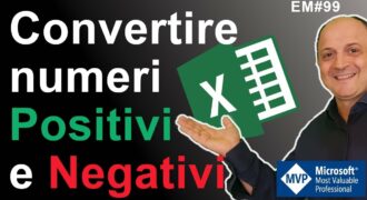 Come rendere negativo un numero in excel