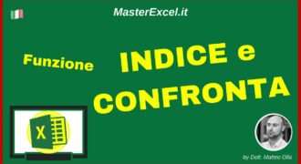 Come usare la funzione indice in excel