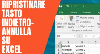 Come ripristinare il tasto destro su excel