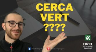 Come fare cerca vert tra due file excel?