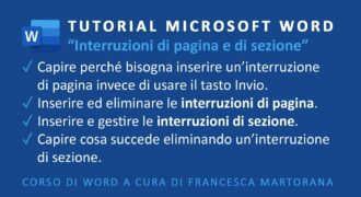 Come visualizzare interruzioni di pagina word