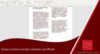 Come dividere foglio word in 3 parti