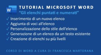 Come creare elenchi numerati in word