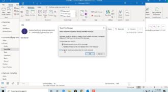 Come richiamare una mail su outlook