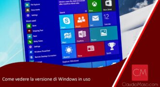 Come si vede la versione di excel