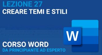 Come creare uno stile in word