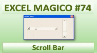 Come visualizzare la barra di scorrimento in excel