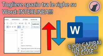 Come accorciare gli spazi su word