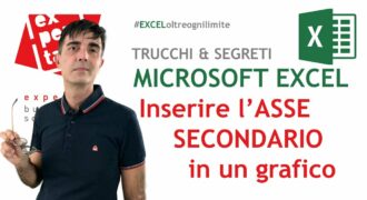 Come aggiungere un secondo asse x in excel