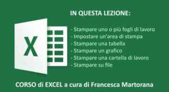 Come ingrandire la stampa di un foglio excel