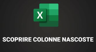 Come scoprire tutte le celle nascoste in excel