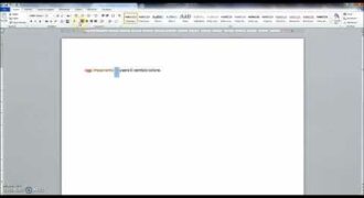 Come cambiare il colore del testo in word