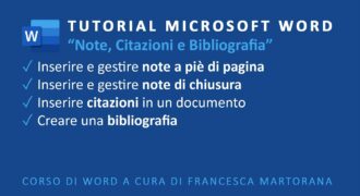 Come mettere una citazione su word