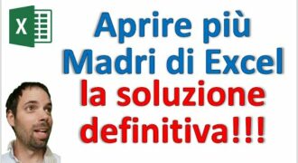 Come aprire due file excel separatamente