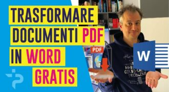 Come traformare un file word in pdf