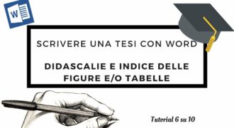 Come inserire l’indice delle tabelle in word